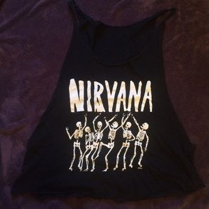 brandy Melville Nirvana tank
