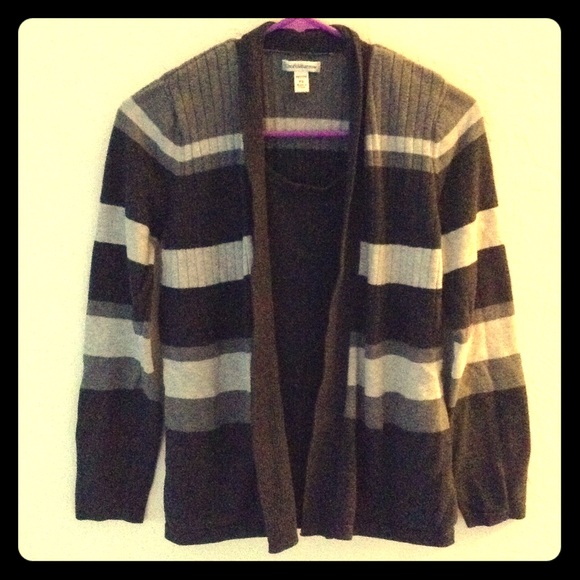 🌟2 for $16🌟Croft & Barrow Striped Cardigan - Picture 1 of 3