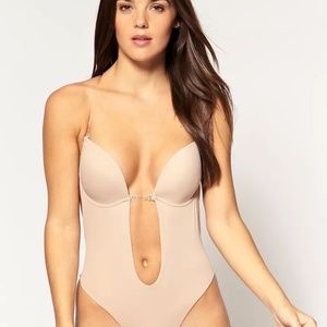 Nude thong body shaper