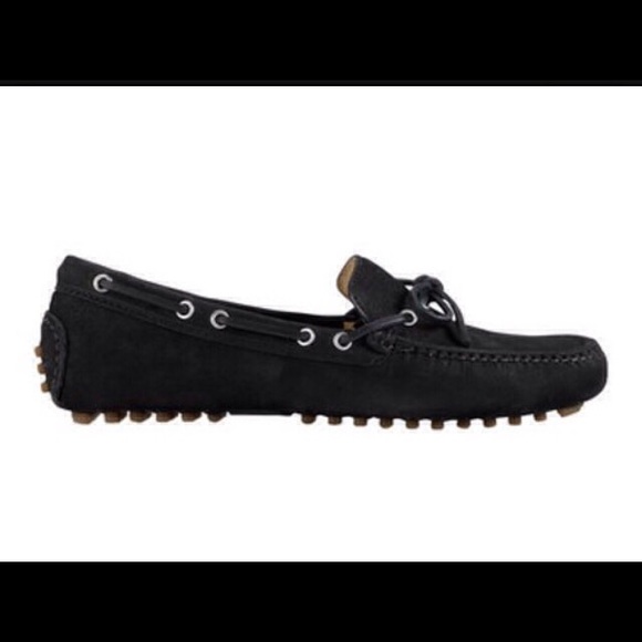 Cole Haan black suede shoes loafers size 6 B - Picture 2 of 2