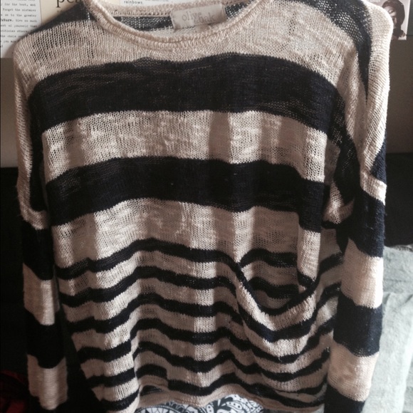 Striped navy light sweater - Picture 1 of 1