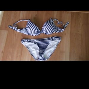 Striped Swim Suit