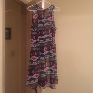 Sold locally *** Sheer hi-low tank top