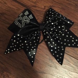 CA Black bling bow