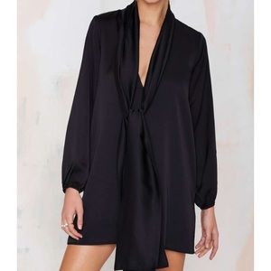 NASTY GAL Closet Queen Satin Dress