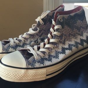 Converse X Missoni Chuck Taylor High-Tops Size 10W