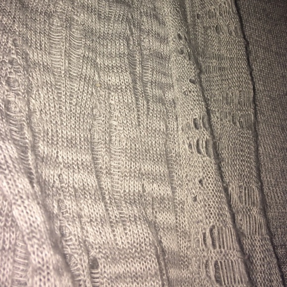 Grey short sleeved cardigan - Picture 2 of 3