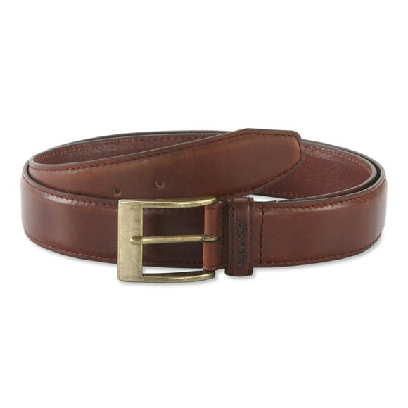 Leather Belt in Brandy Color - 391903