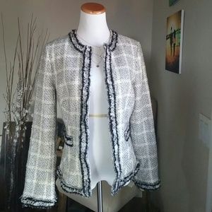 Tweed chanel style jacket