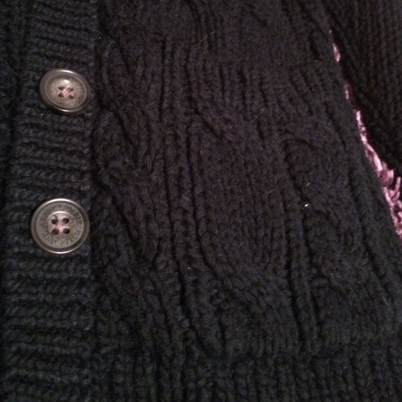 Black (or navy) sweater cardigan - Picture 3 of 4