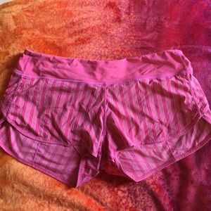 Lululemon speed shorts