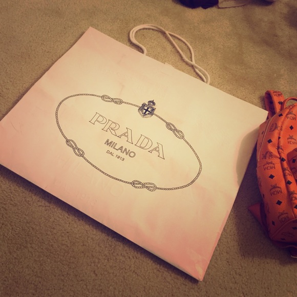 Authentic Prada large shopping bag