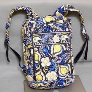 Vera Bradley ellie blue print backpack