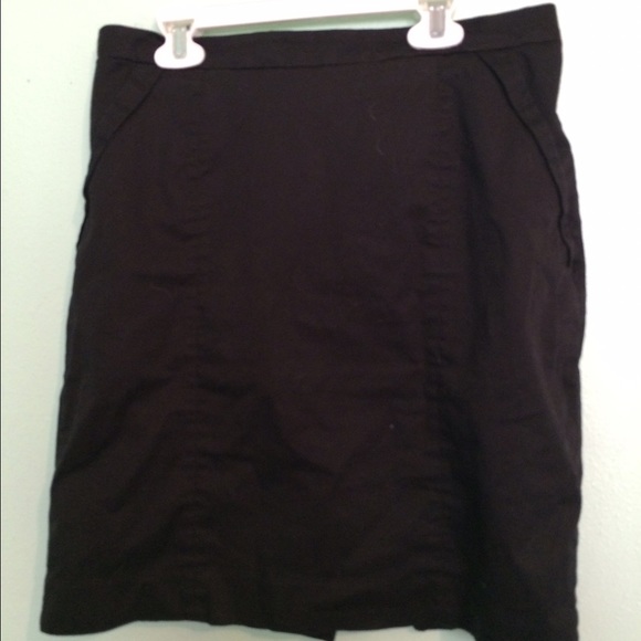 Black pencil skirt