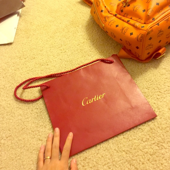 Cartier shopping bag