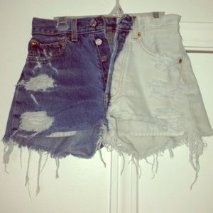 Levi's High Waisted Shorts