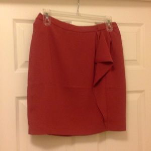 🎀Great miniskirt-orange/rust color!