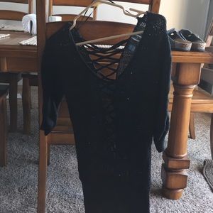 Black sparkly BKE sweater