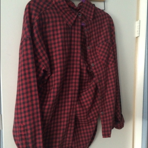 Checkered Brandy flannel
