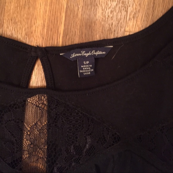 Black Lace Top - Picture 2 of 4