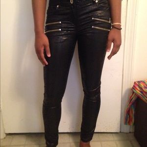 Leather Jeggins