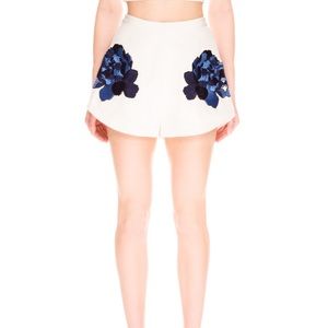 Keepsake white embroidery shorts