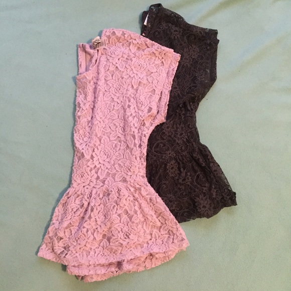 Lace Peplum Shirts bundle 🌷 NWOT