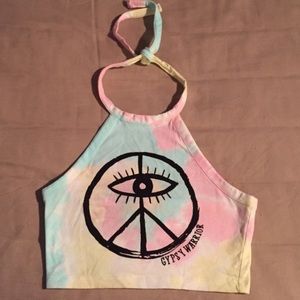 Gypsy Warrior tie-dye crop tank