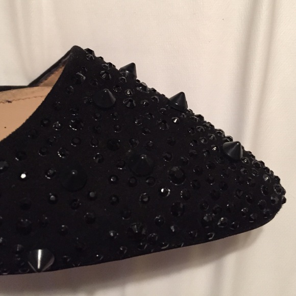 🚫SOLD🚫 sale💕Studded and crystal ankle heel - Picture 2 of 4