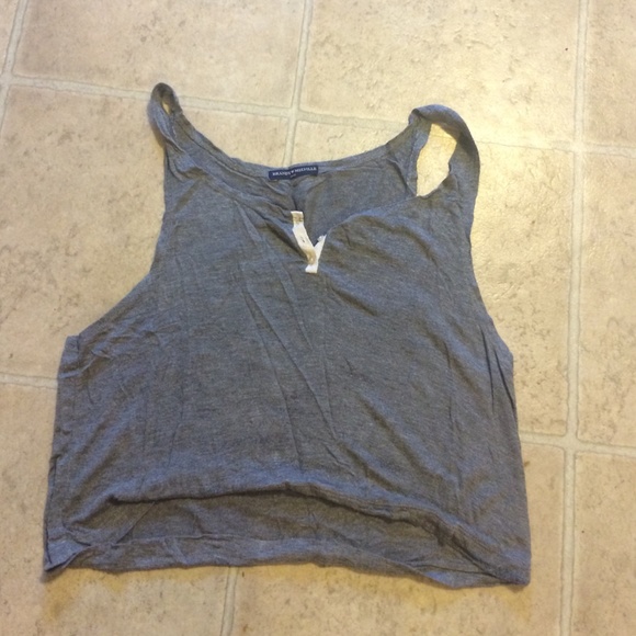 Brandy Melville gray crop top