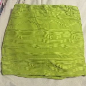 Lime green club skirt XL