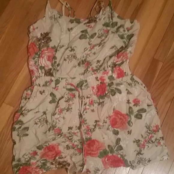 Cute floral romper