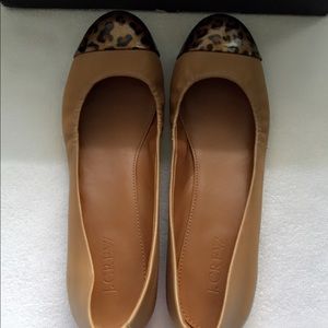 Jcrew captoe ballet flats 7 (with hidden 1" heel)