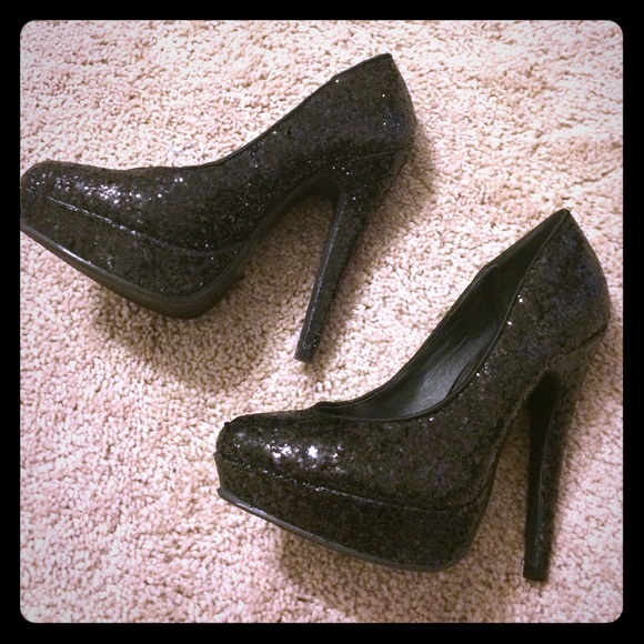 Glitter heels