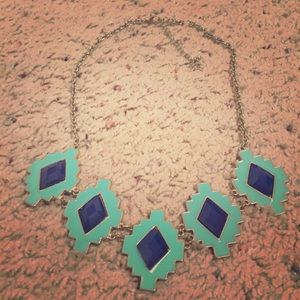 Blue necklace