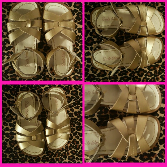 Other - Gold Metallic  Toddler Salt Waters