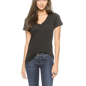 Black LnA Clothing V Neck Tee