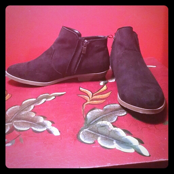 Suede Booties!