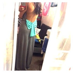 Bow back Maxi Dress