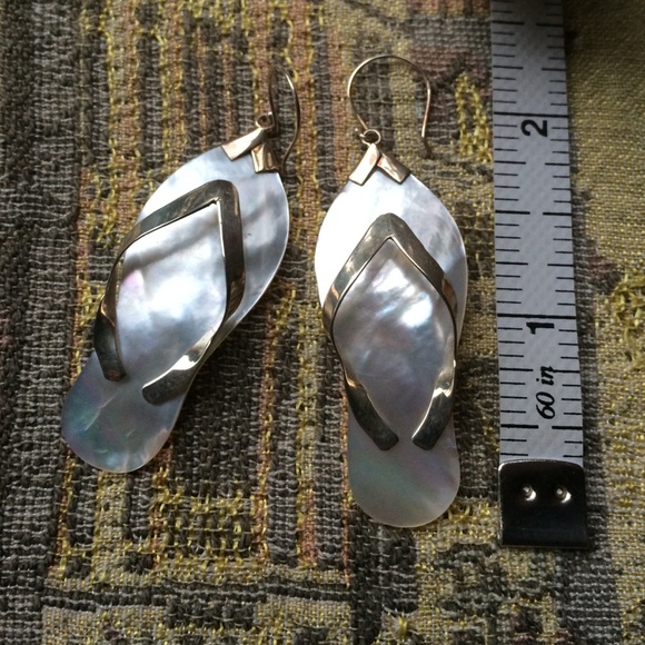 Sterling Silver and MOP Earings