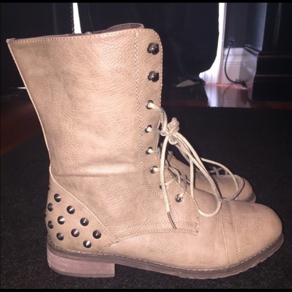 BUNDLE combat boots and Miss Me top