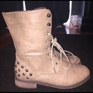 BUNDLE combat boots and Miss Me top