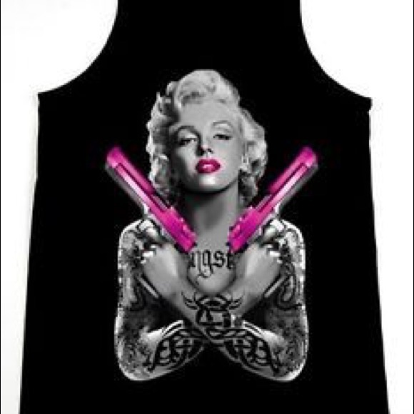 marilyn monroe jersey tank top
