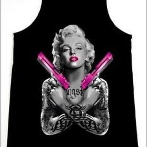 marilyn monroe jersey tank top