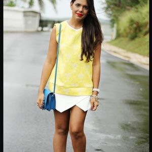 Zara Basic White Shorts