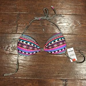 NWT Empyre tribal print bikini top from Zumiez