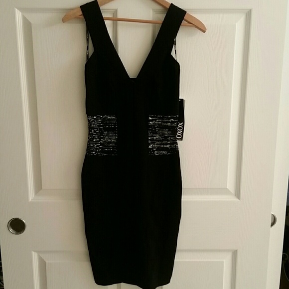 XOXO bandage dress