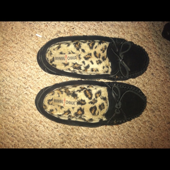 Black Minnetonkas