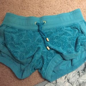 Juicy Couture Butterfly jacquard dolphin shorts