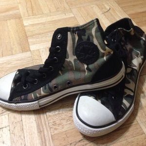 Rare Camo High Top Converse